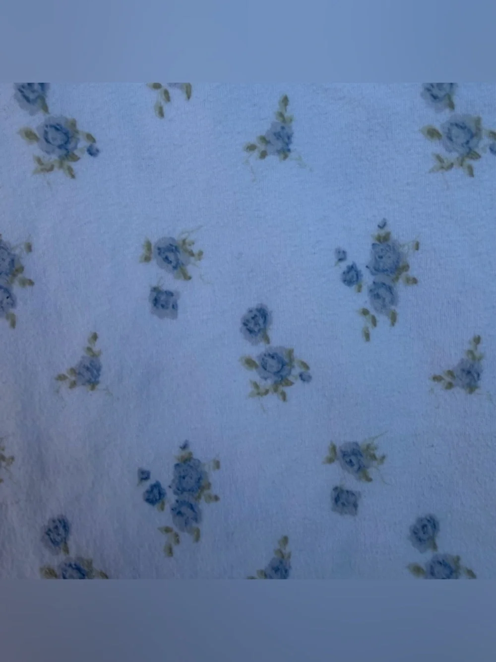 Simply Shabby Chic Misty Rose Flannel Flat Sheet F/Q Cottage Farmhouse HTF